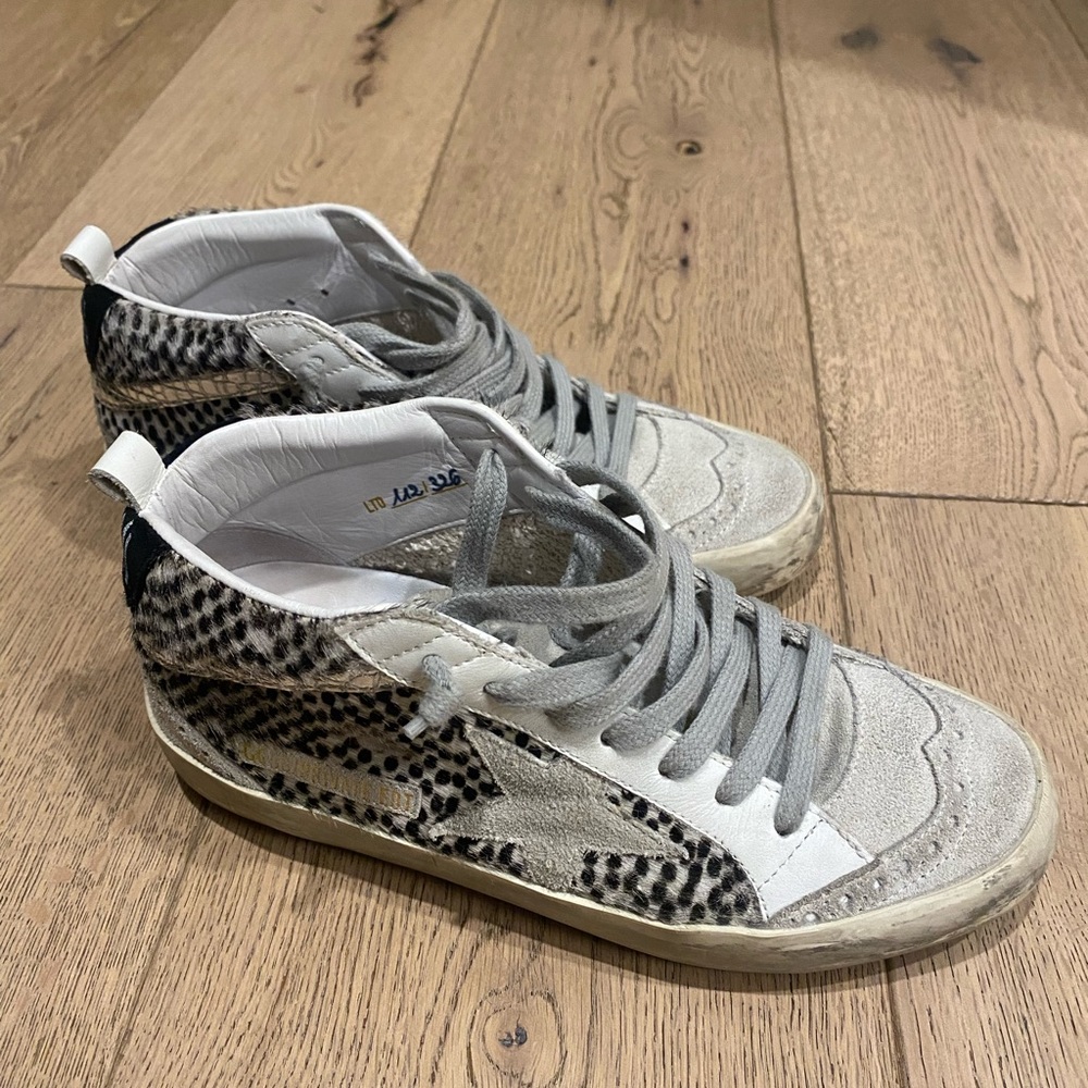 Women’s golden goose horse hair sneakers